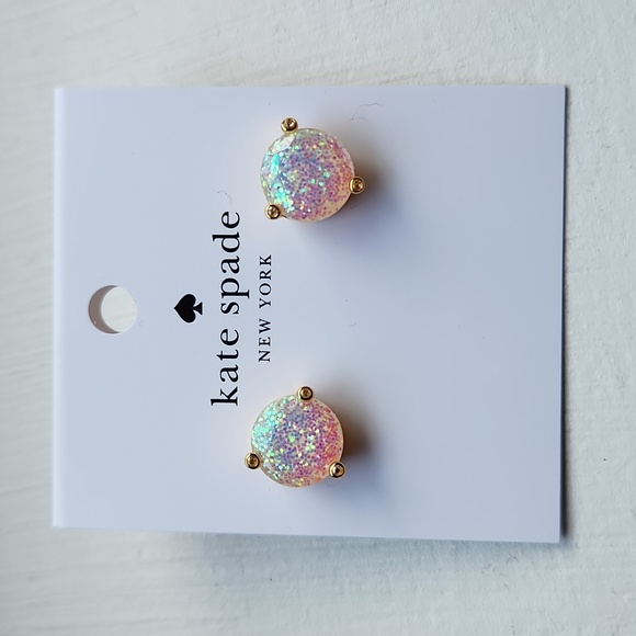 Kate Spade Rise and Shine Opal Glitter Earrings - Picture 7 of 7
